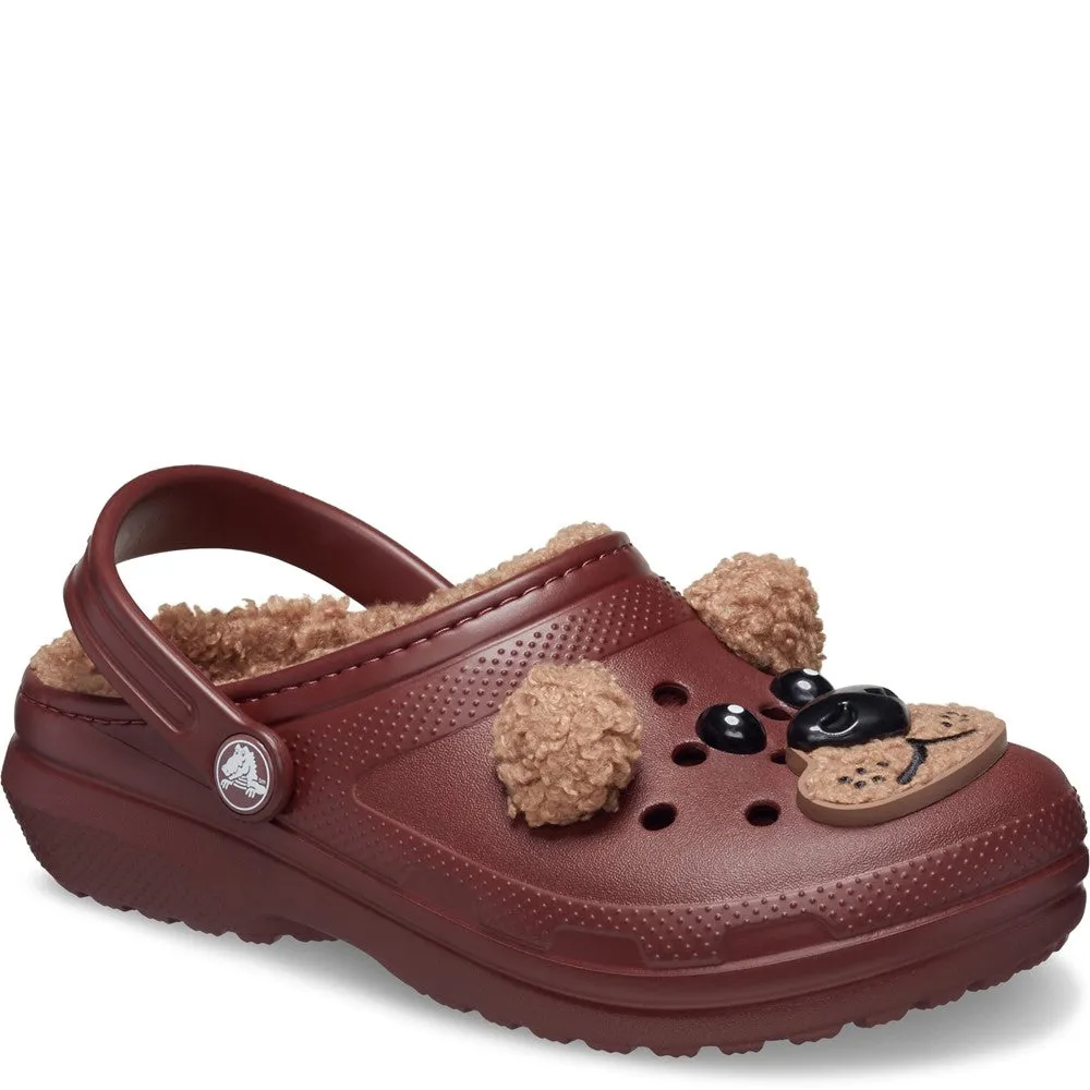 Crocs Kids Classic Lined Fun Lab Slipper