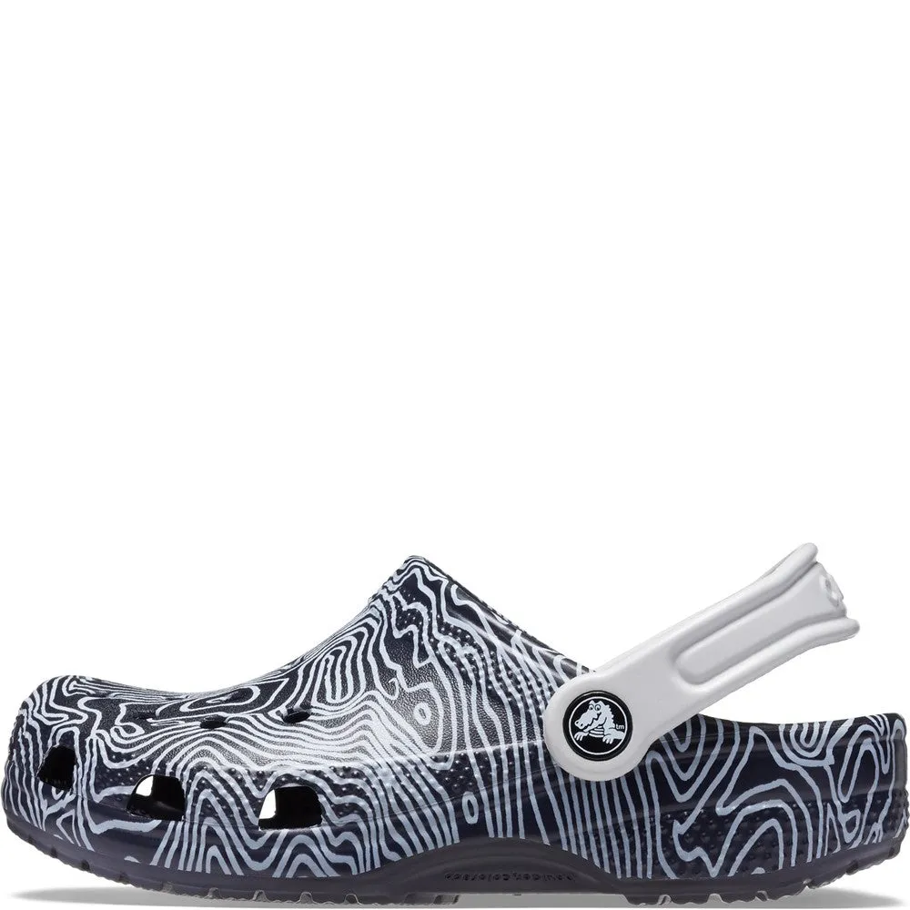 Crocs Kids Classic Topographic Clog
