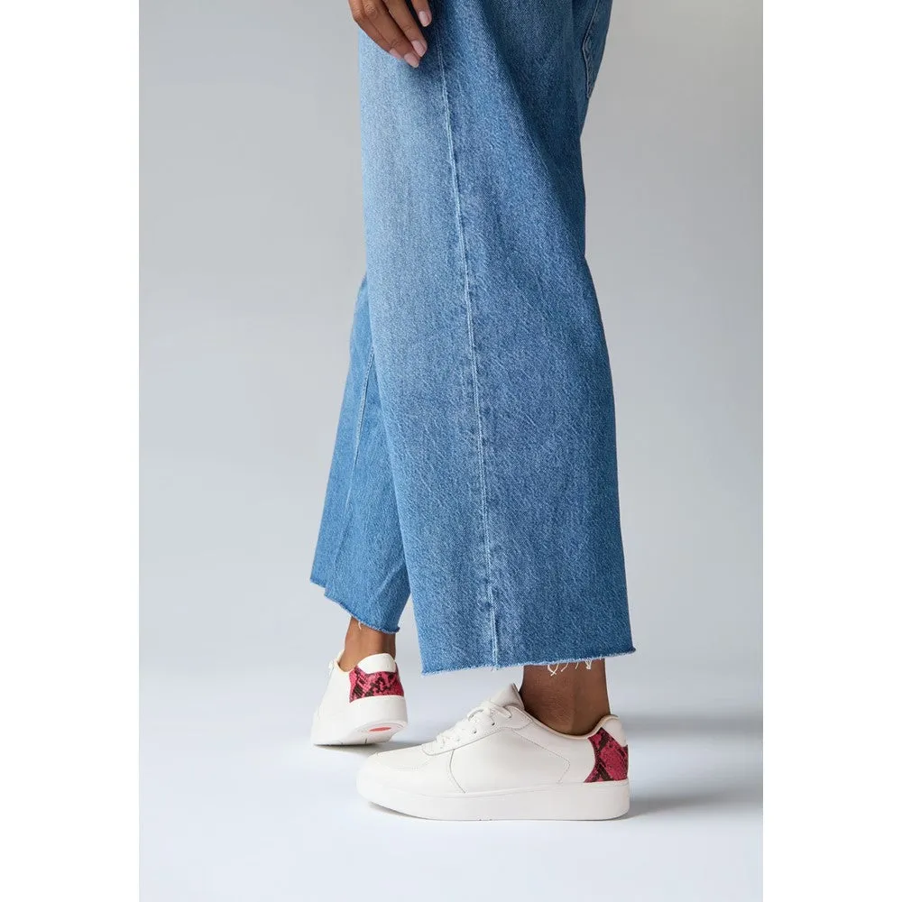 Fitflop Rally Snakeprint-Backtab Sneakers