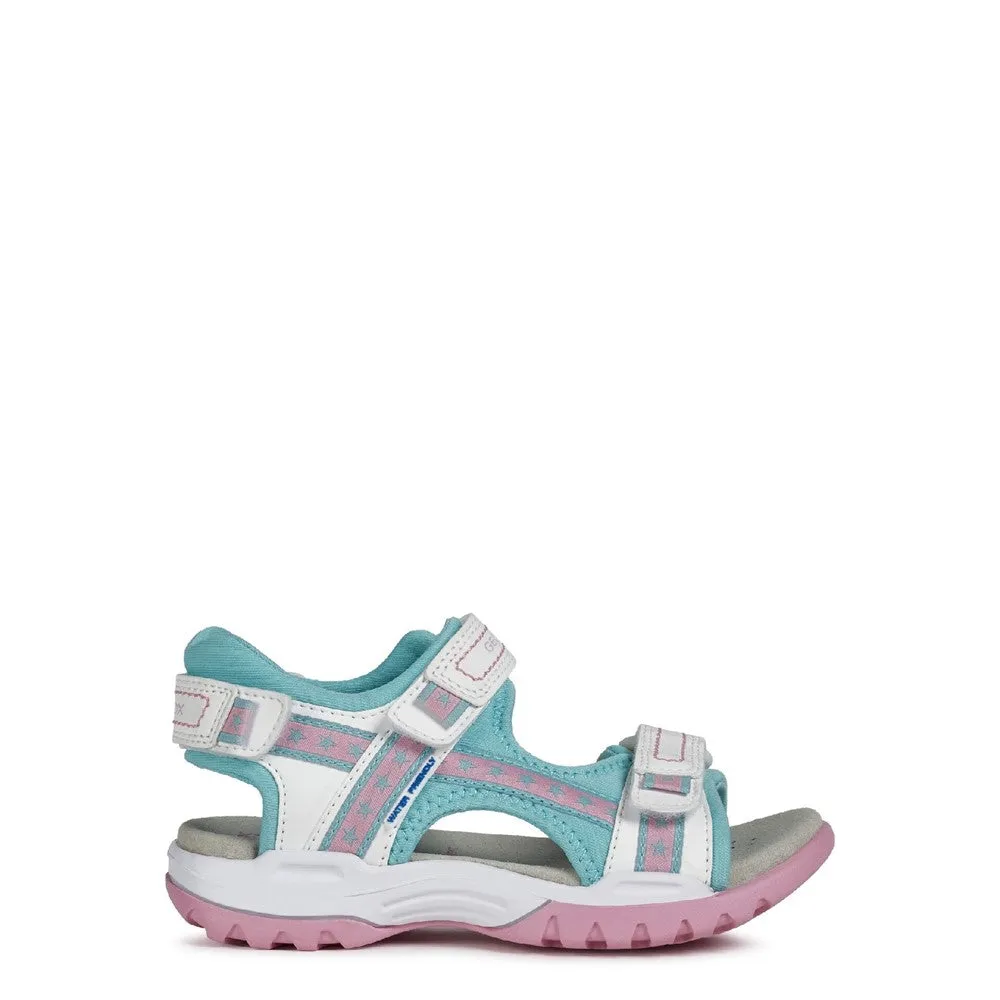 Geox J Borealis Girl A Touch Fastening Sandal