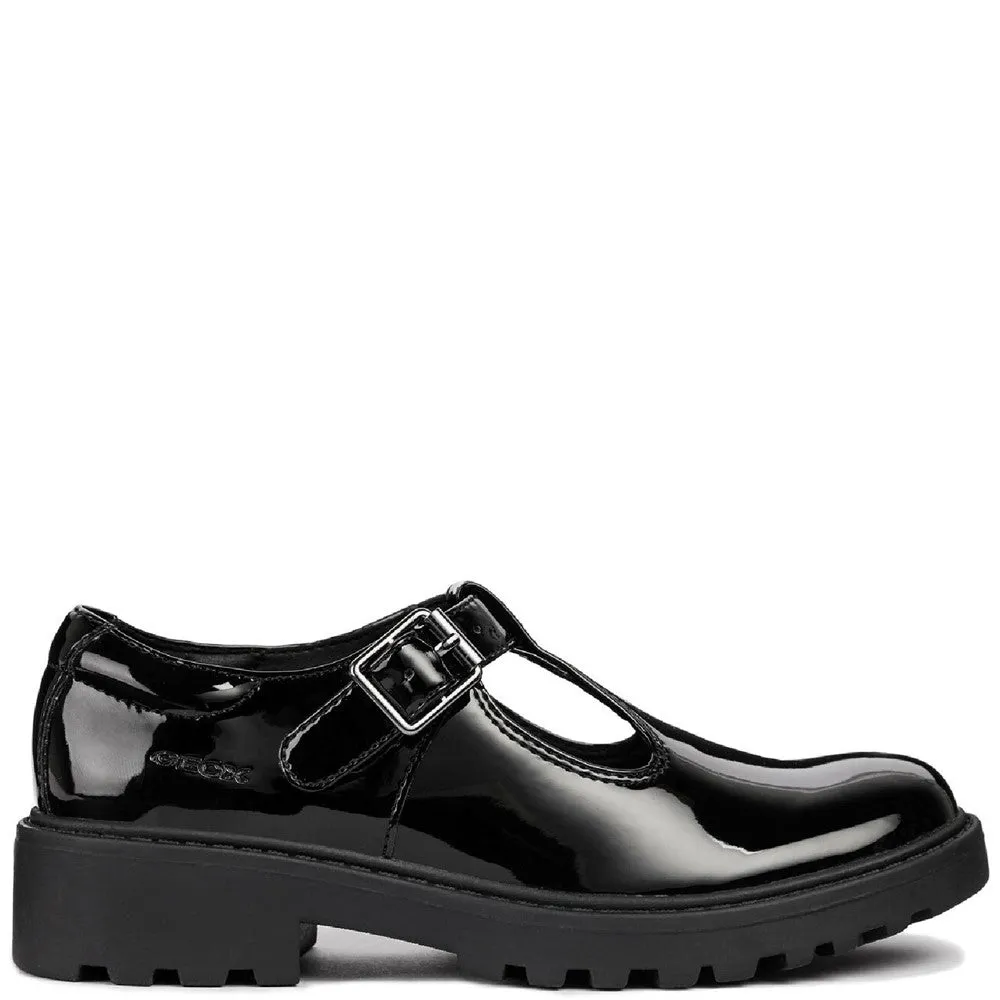 Geox J Casey G. E Buckle Infant School Shoes