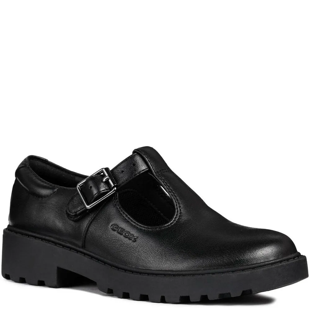 Geox J Casey G. E Buckle Junior School Shoes