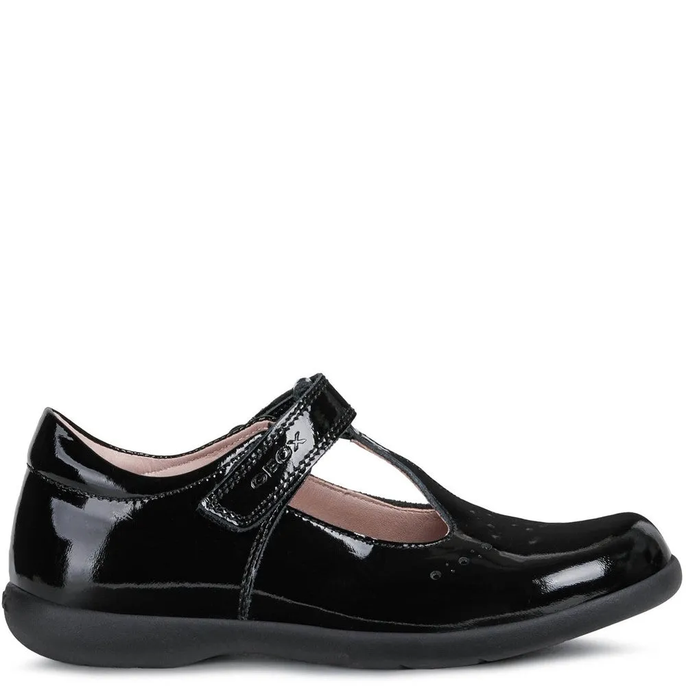 Geox Naimara T-Bar Junior School Shoes