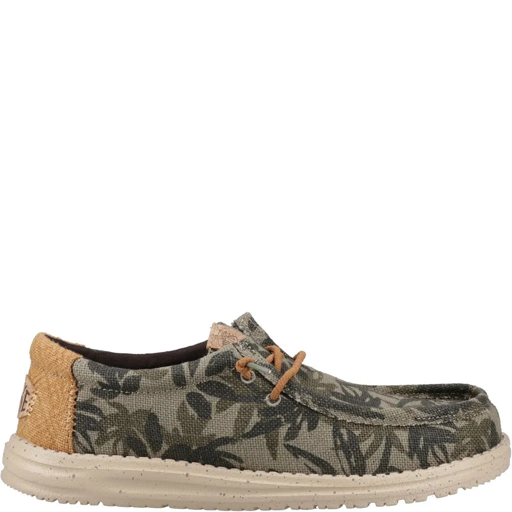 HEYDUDE Wally Palm Jute Shoes