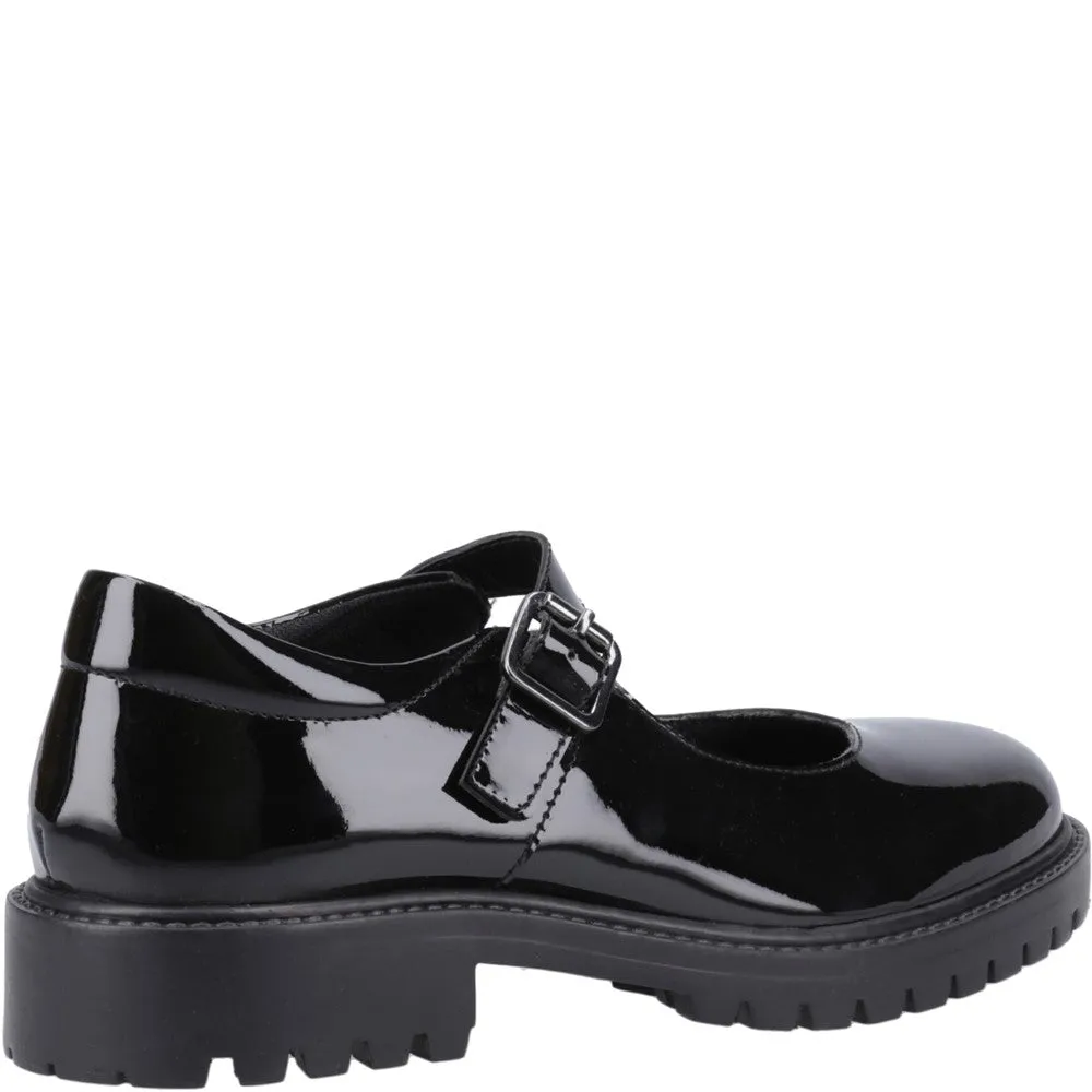 Hush Puppies Aurora Patent Junior School Shoes