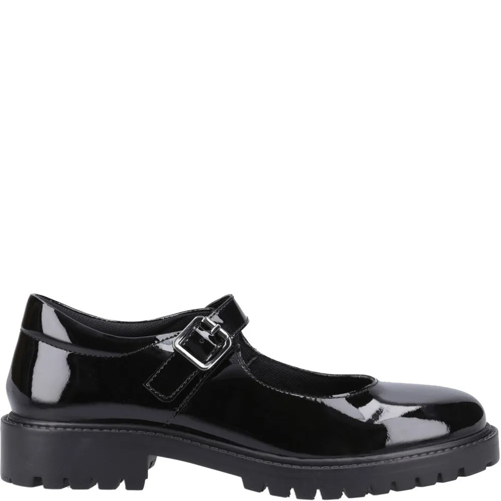 Hush Puppies Aurora Patent Senior School Shoes