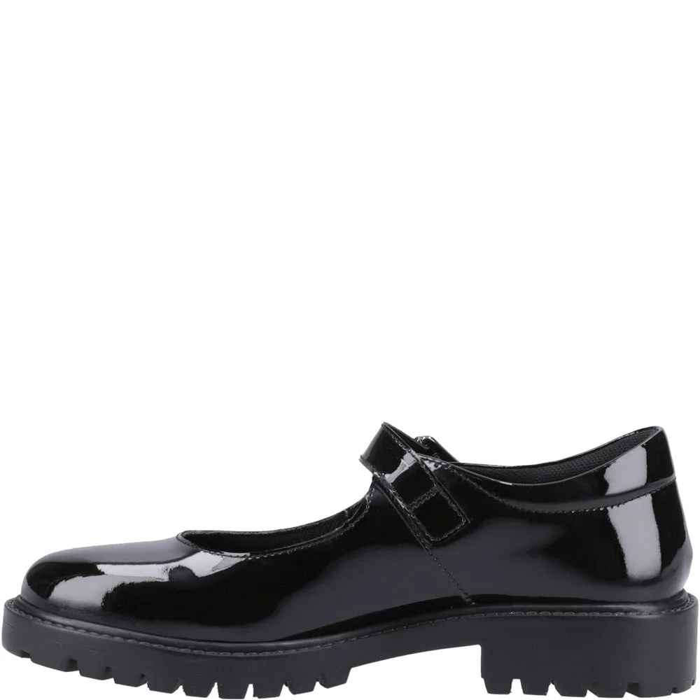 Hush Puppies Aurora Patent Senior School Shoes