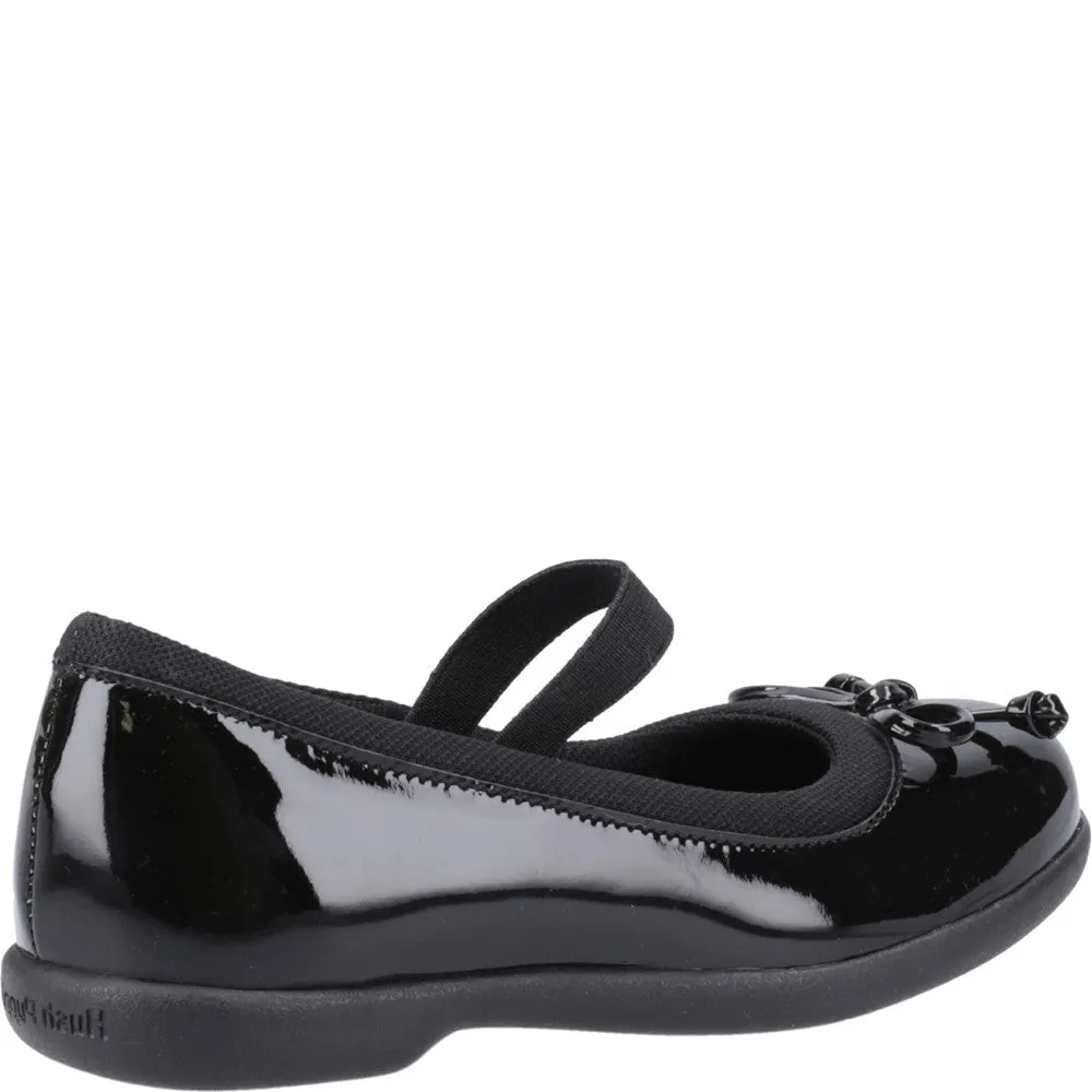 Hush Puppies Betty Patent Junior School Shoes