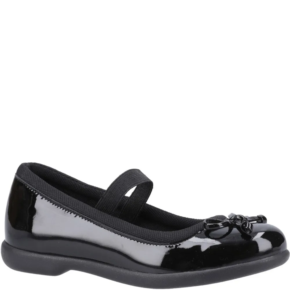 Hush Puppies Betty Patent Junior School Shoes