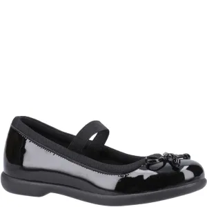 Hush Puppies Betty Patent Junior School Shoes