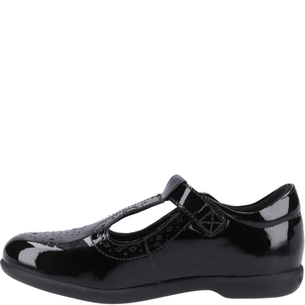 Hush Puppies Britney Patent Junior School Shoes