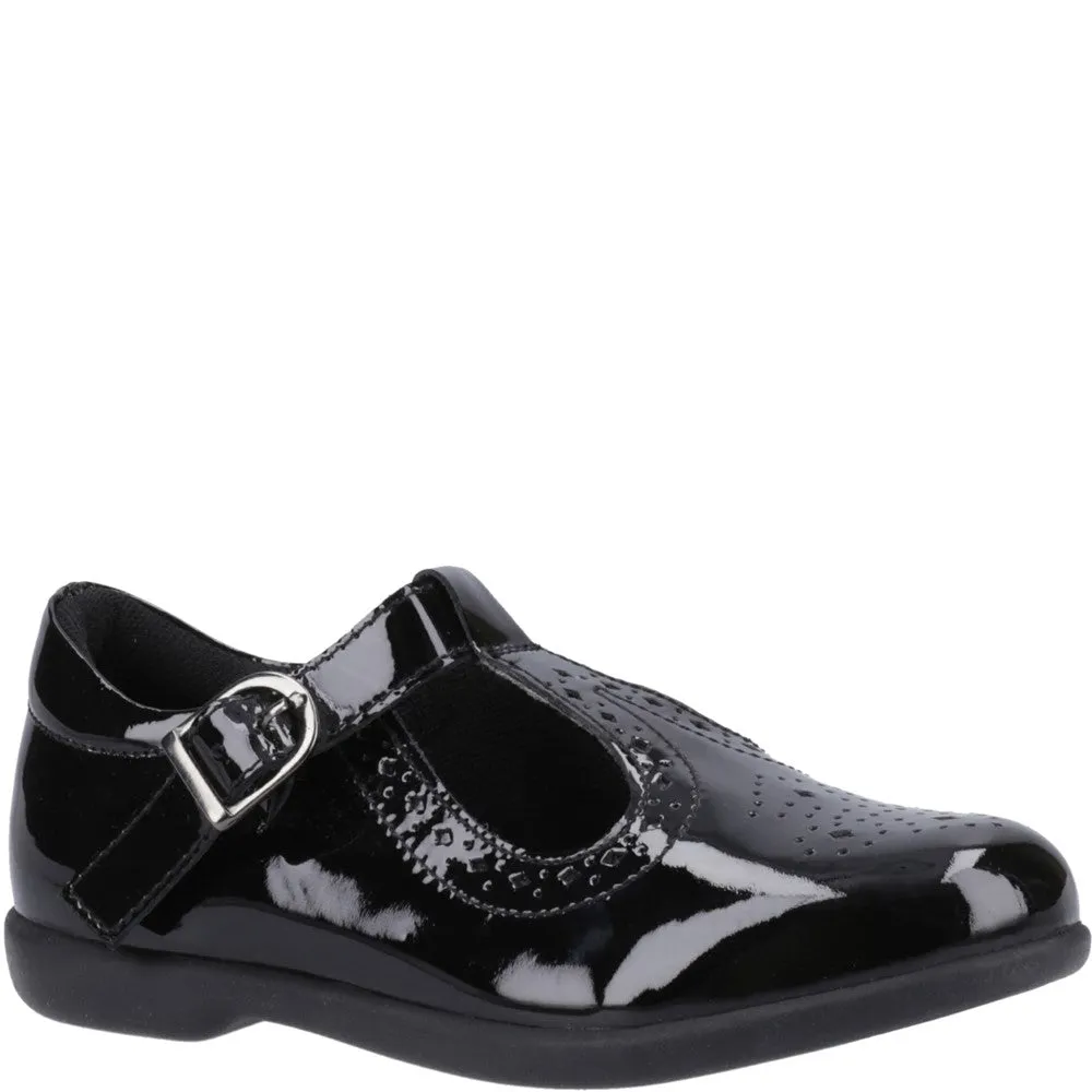 Hush Puppies Britney Patent Junior School Shoes