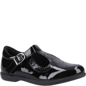 Hush Puppies Britney Patent Junior School Shoes
