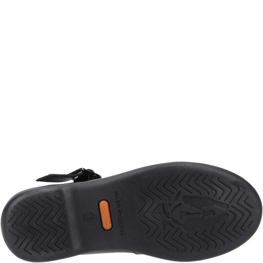 Hush Puppies Britney Patent Junior School Shoes
