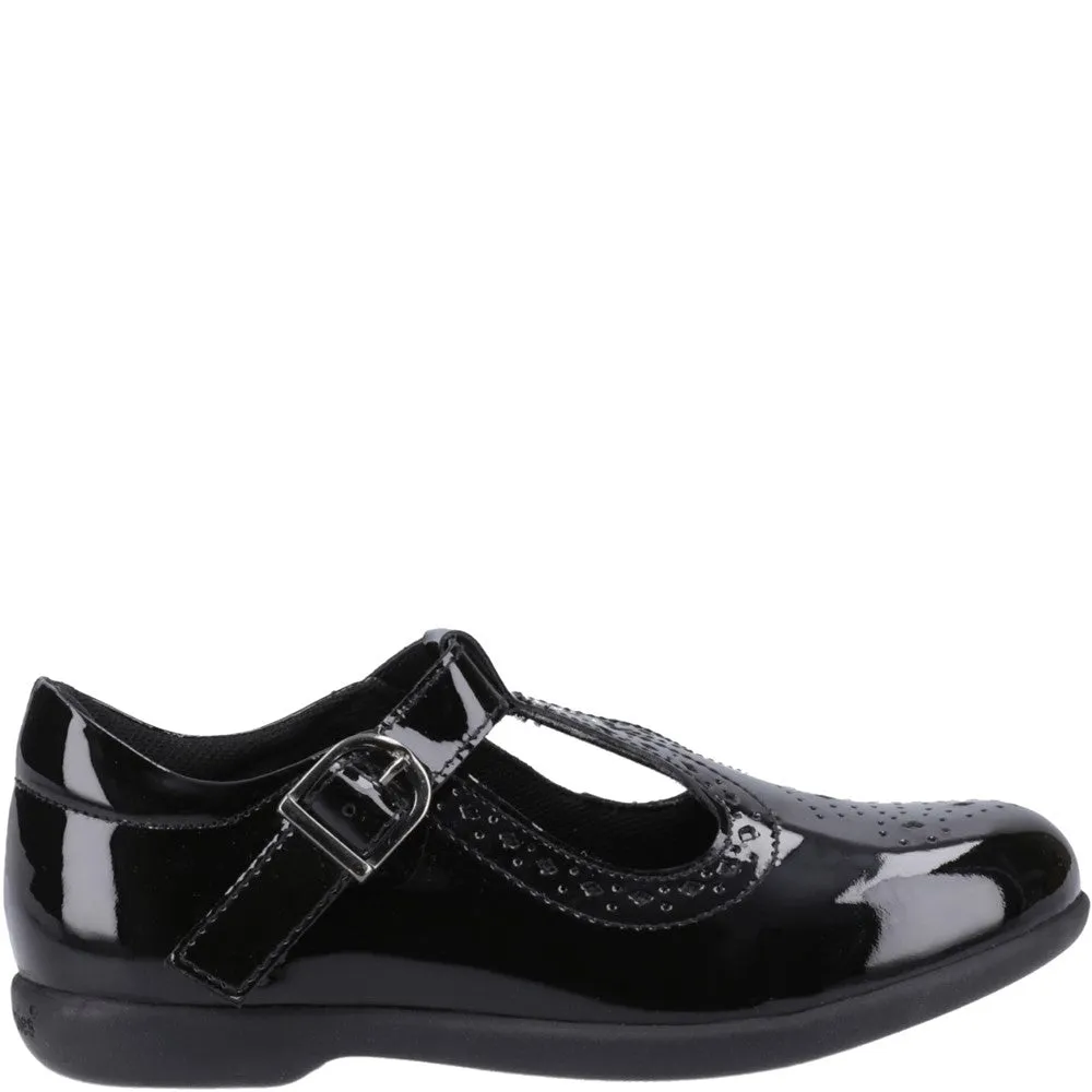 Hush Puppies Britney Patent Senior School Shoes