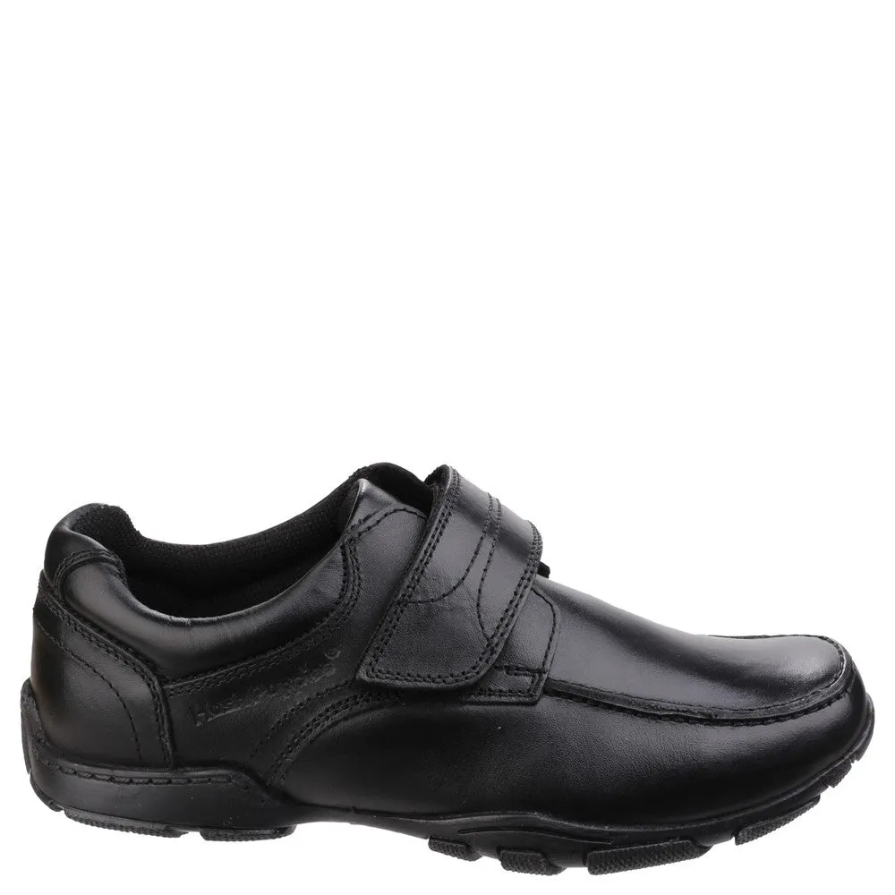 Hush Puppies Freddy Single Fit Junior School Shoes