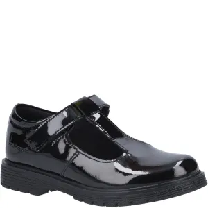 Hush Puppies Gracie Senior Patent School Shoes