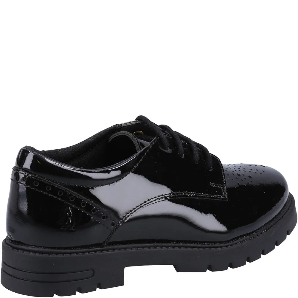 Hush Puppies Jayne Patent Senior School Shoes