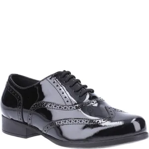 Hush Puppies Kada Patent Senior School Shoes