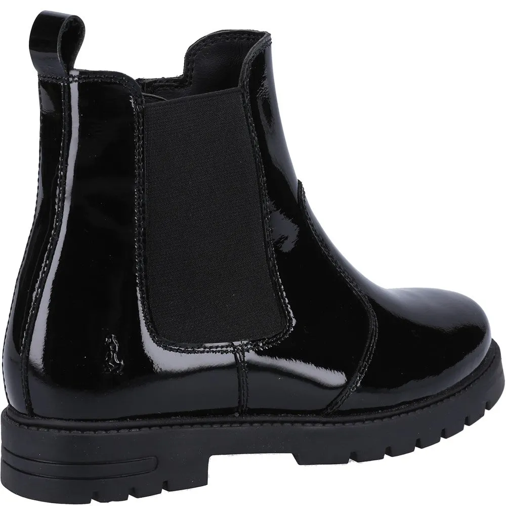 Hush Puppies Laura Patent Senior School Boots