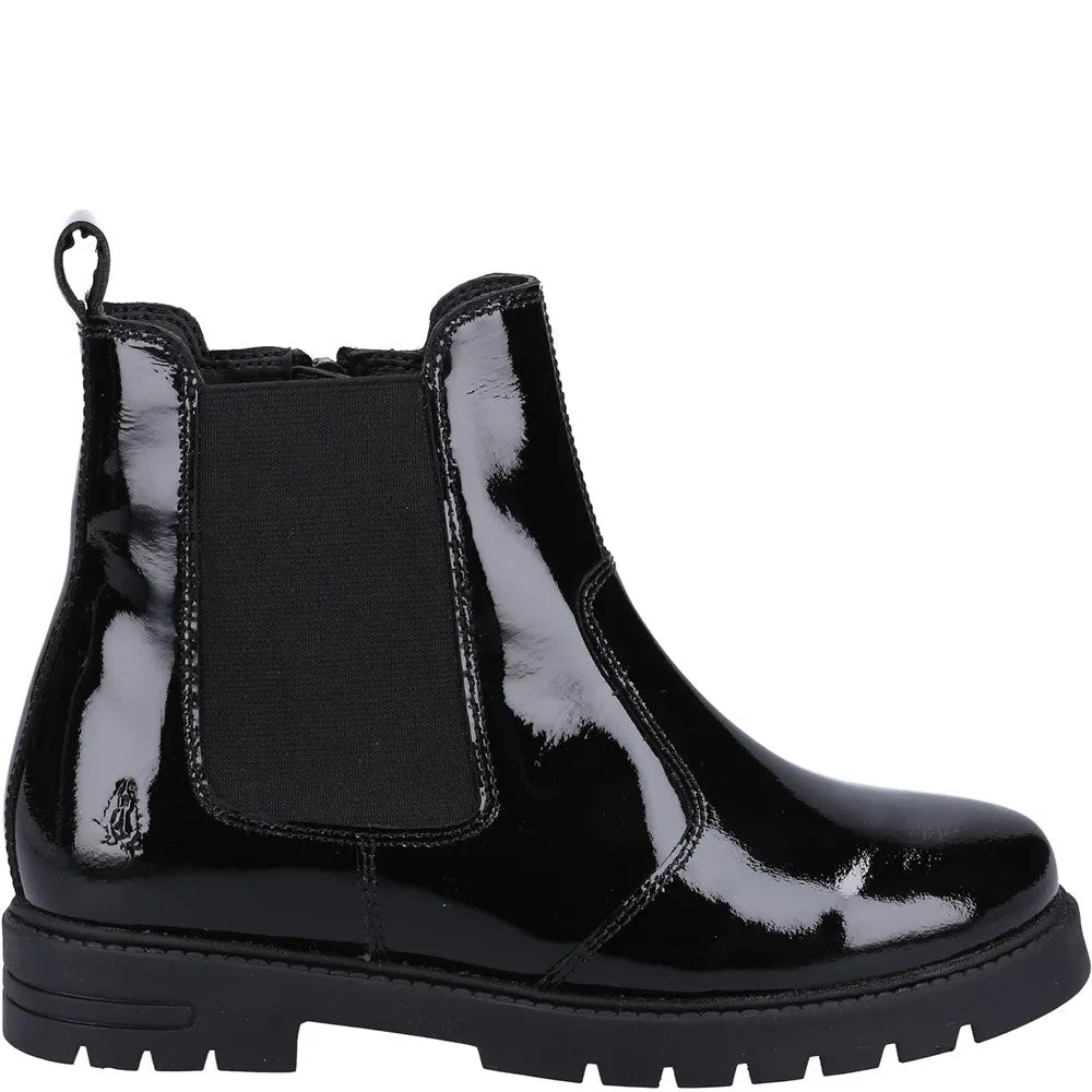 Hush Puppies Laura Patent Senior School Boots