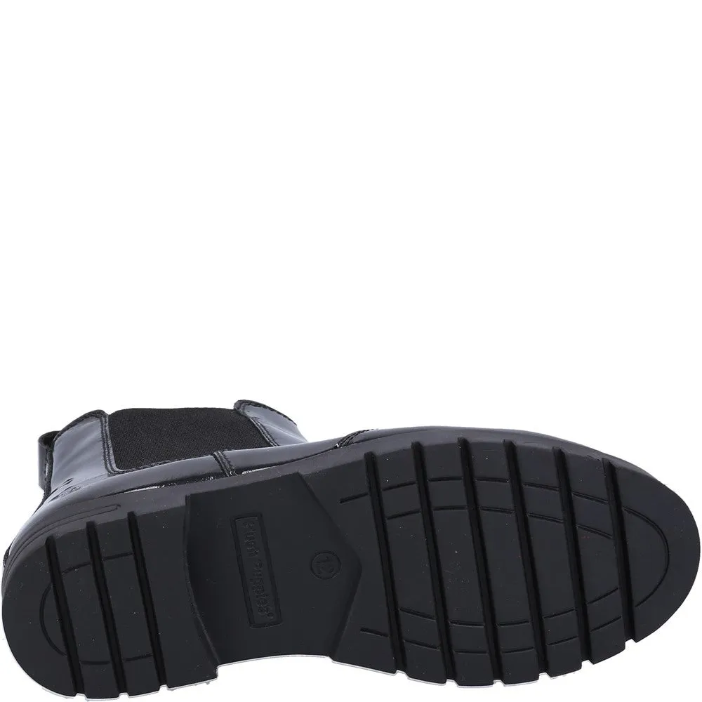 Hush Puppies Laura Patent Senior School Boots