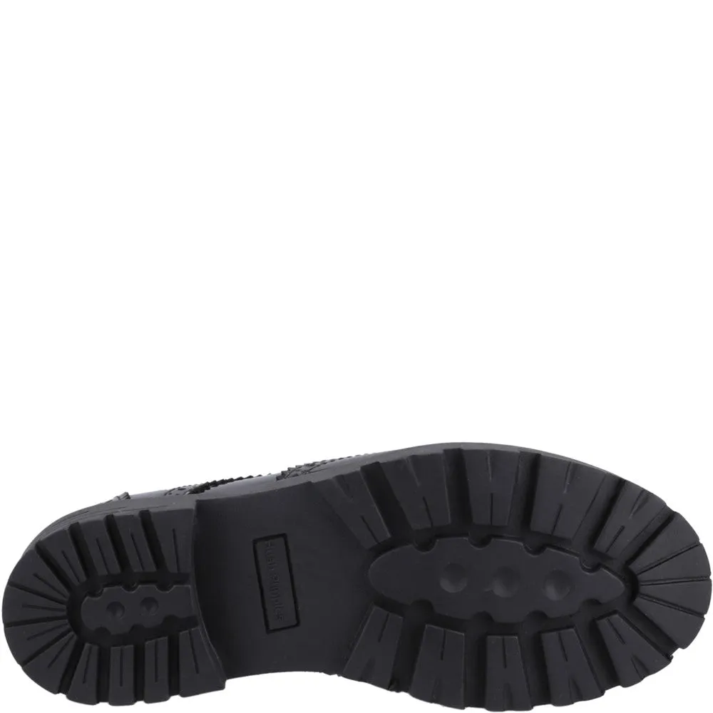 Hush Puppies Maxine XL Patent Senior School Shoes