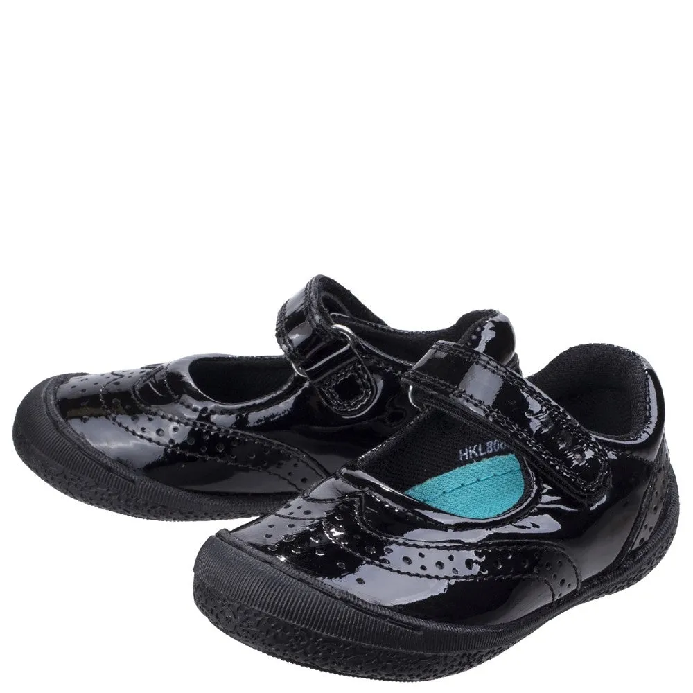Hush Puppies Rina Patent Junior School Shoes
