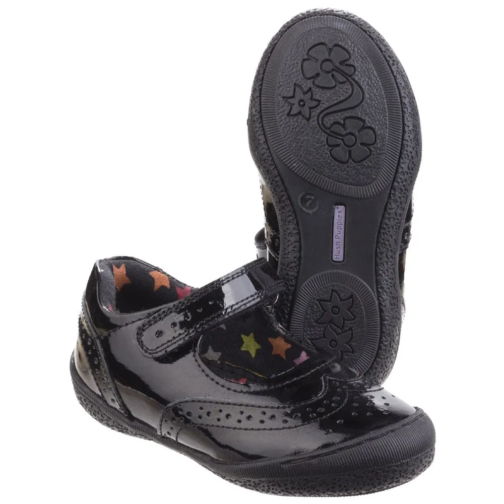 Hush Puppies Rina Patent Junior School Shoes