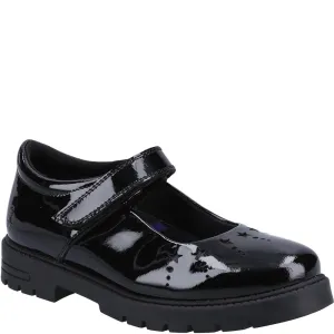 Hush Puppies Sabrina Patent Senior School Shoes