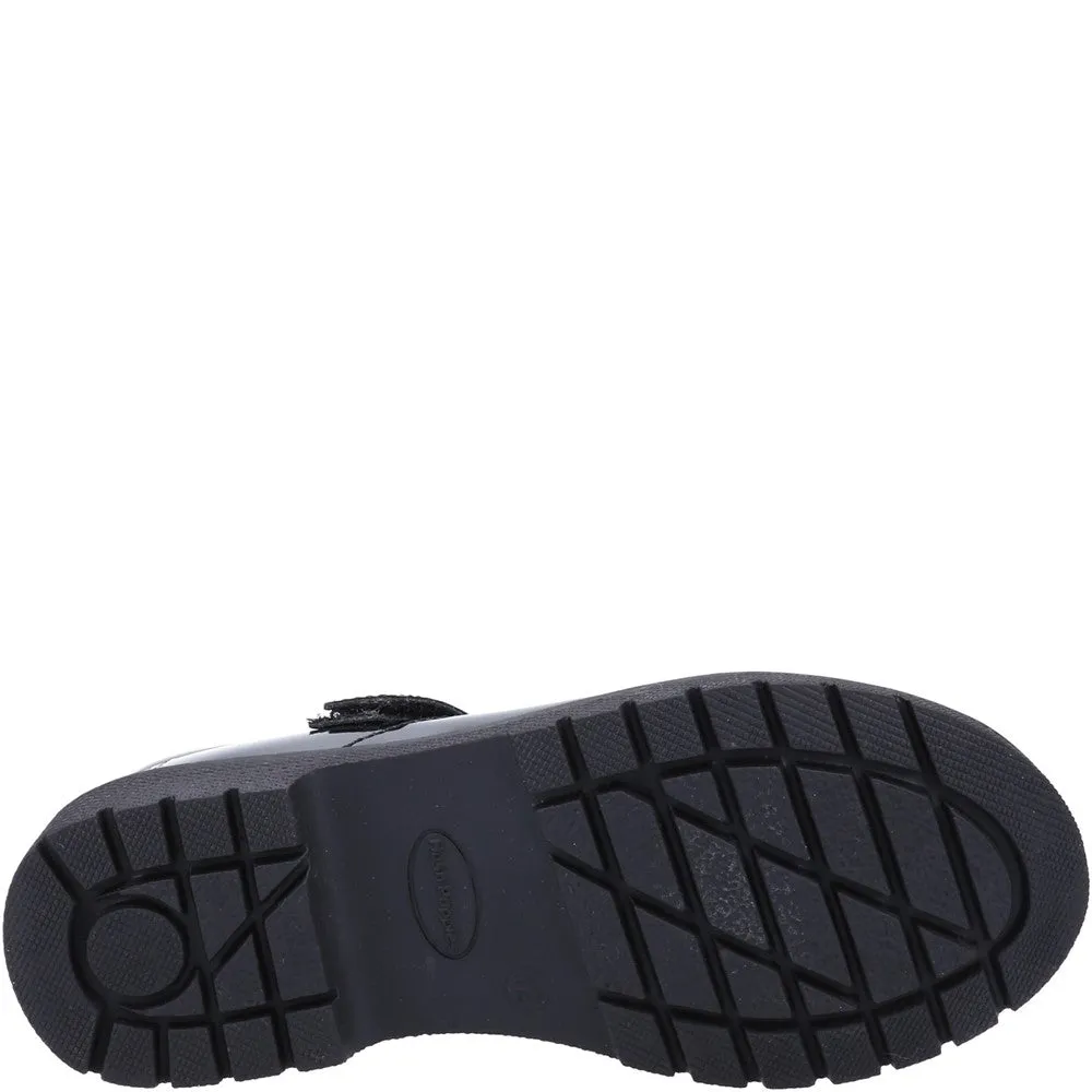 Hush Puppies Tally Junior Patent School Shoes