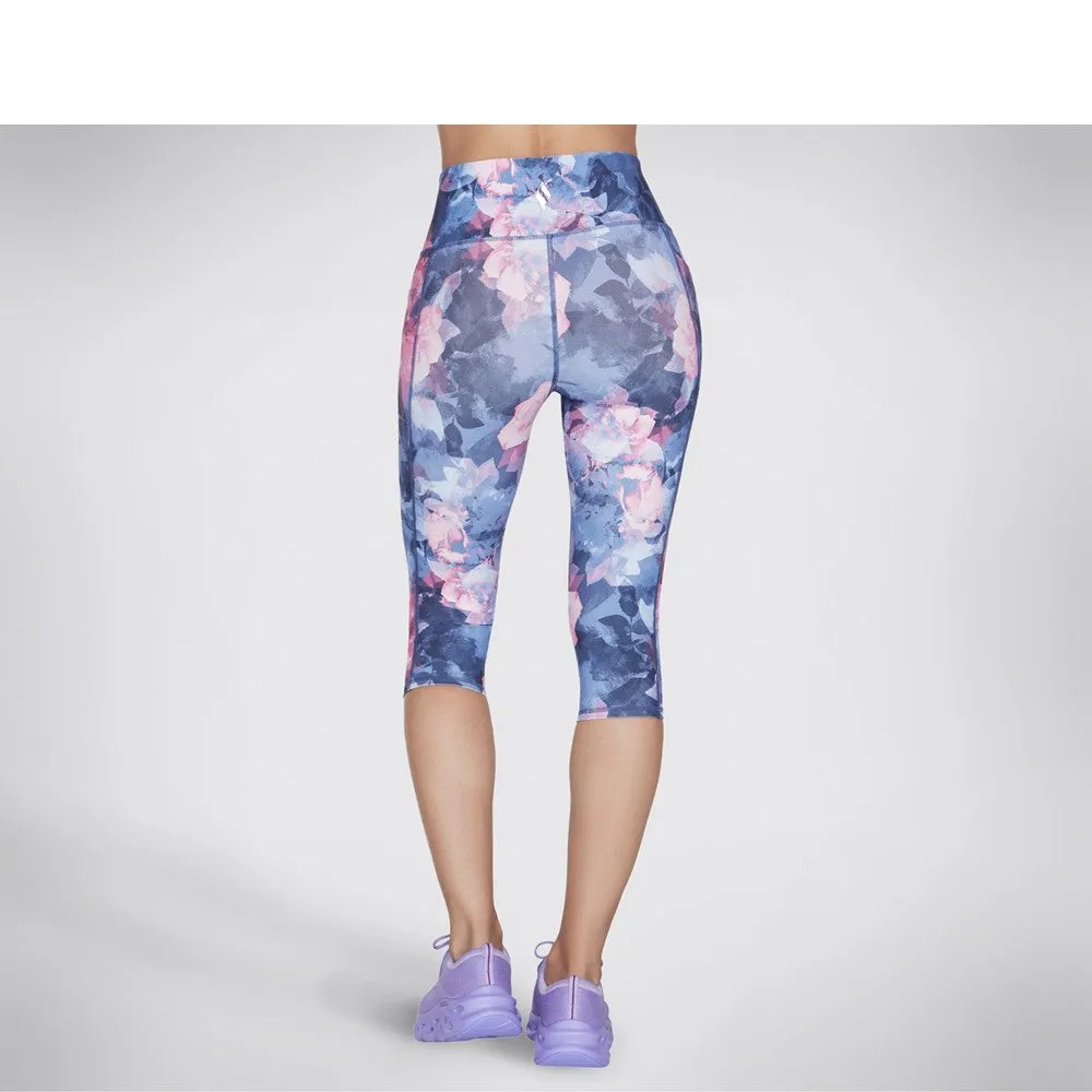 Skechers GO WALK HW Summer Rose Capri Leggings